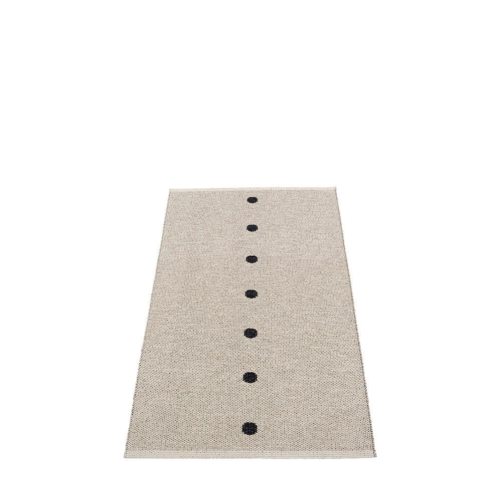שטיח דו צדדי Peg Rug Black/Linen