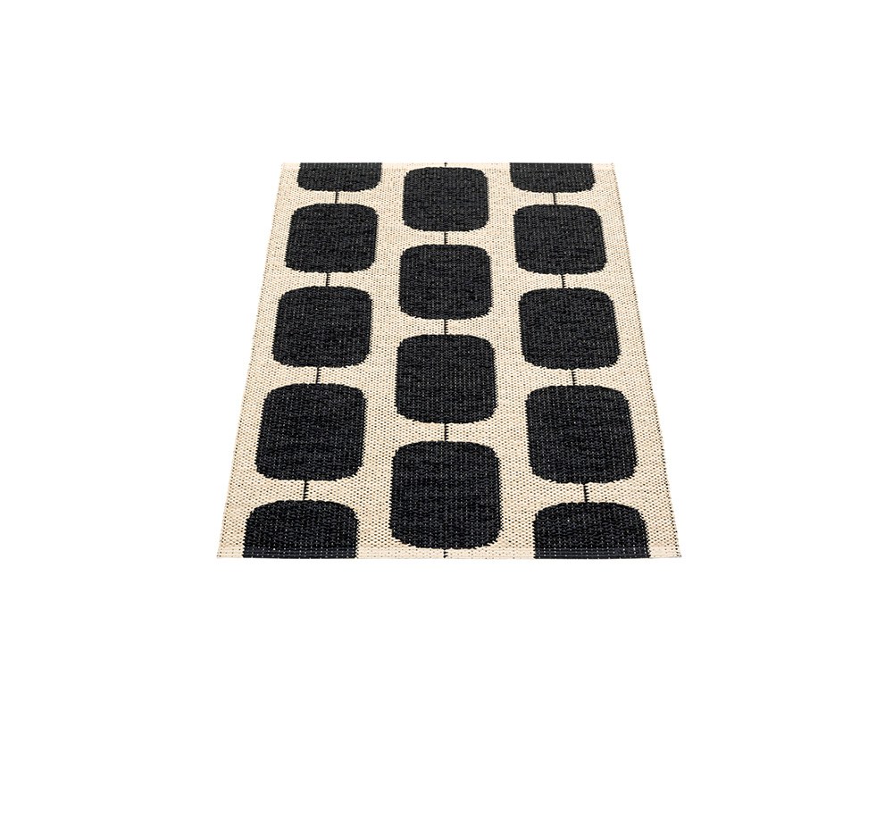 שטיח דו צדדי Sten Rug Black/Cream