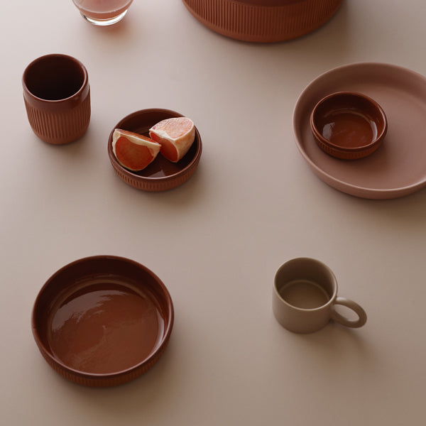 צלחת Junto Dish Terracotta Ø15,5cm