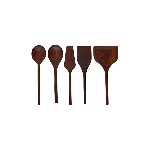 סט 5 כפות עץ Kitchen Utensils set