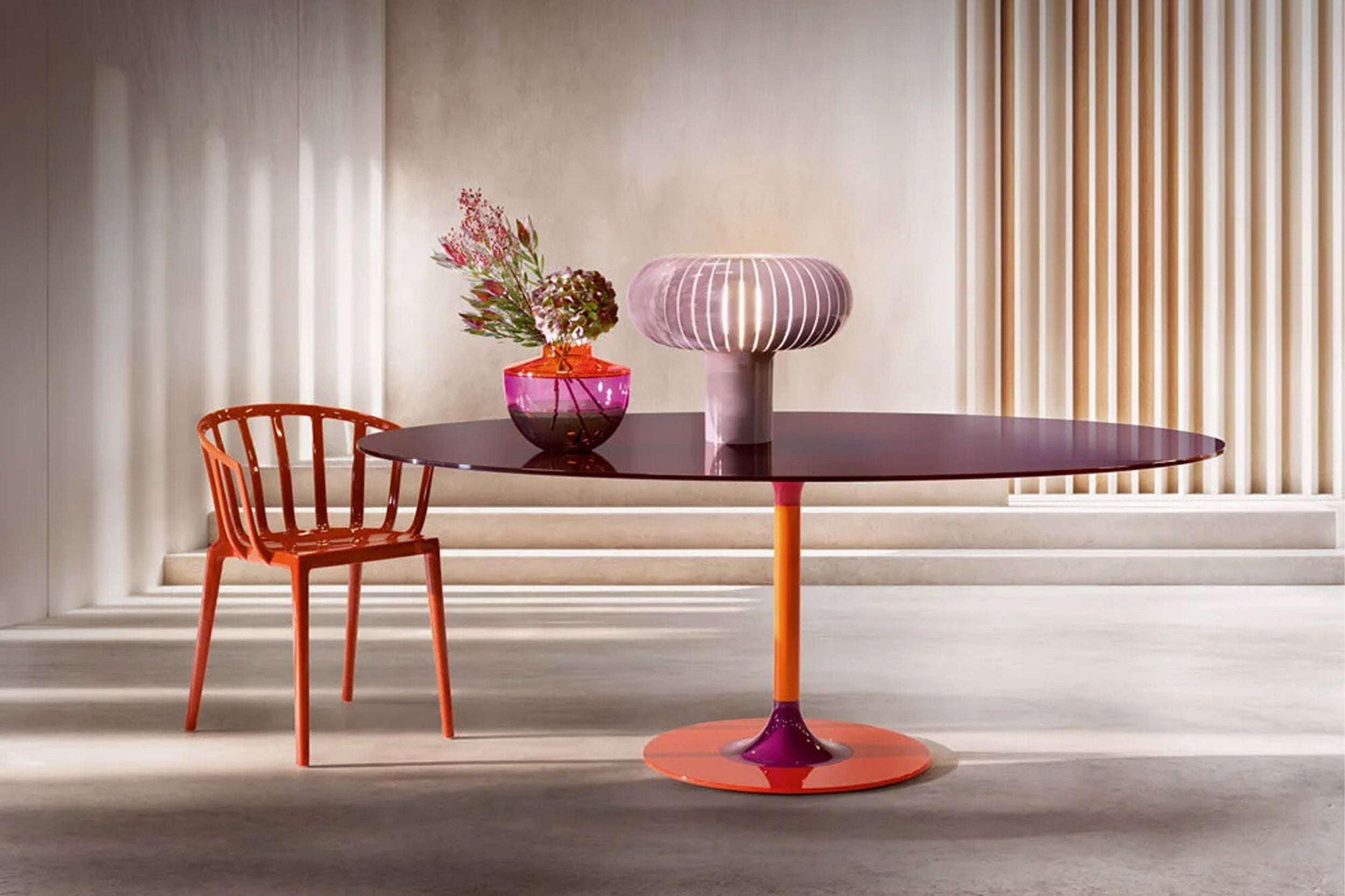 מנורת שולחן Tersa Lamp Black/White