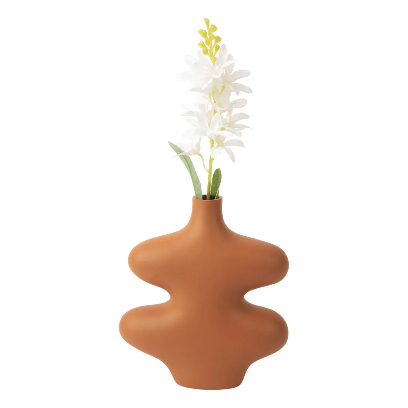 Vase Organic Curves Burnt Orange אגרטל (Small)