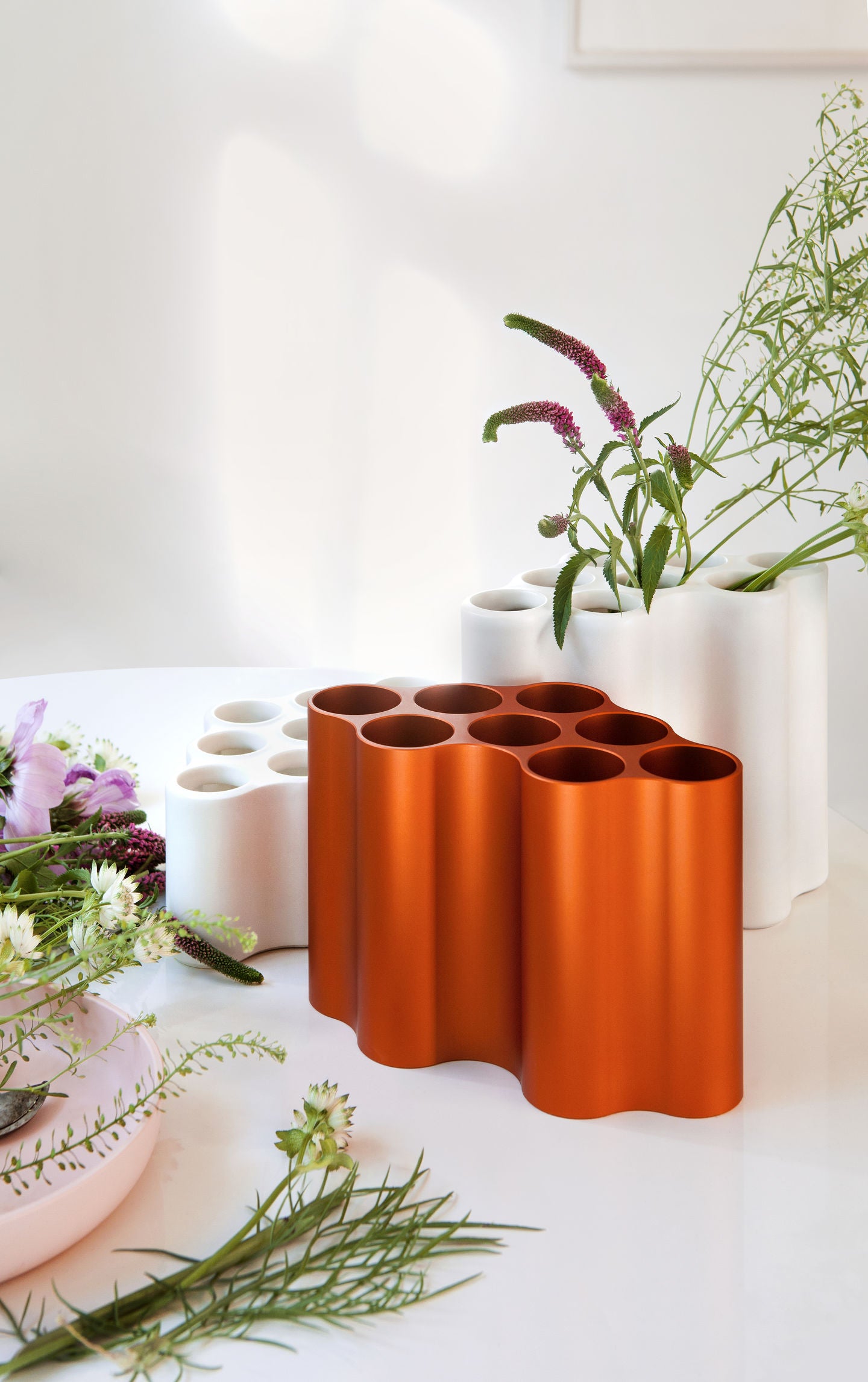 אגרטל Nuage Vase Brunt Orange (Medium)