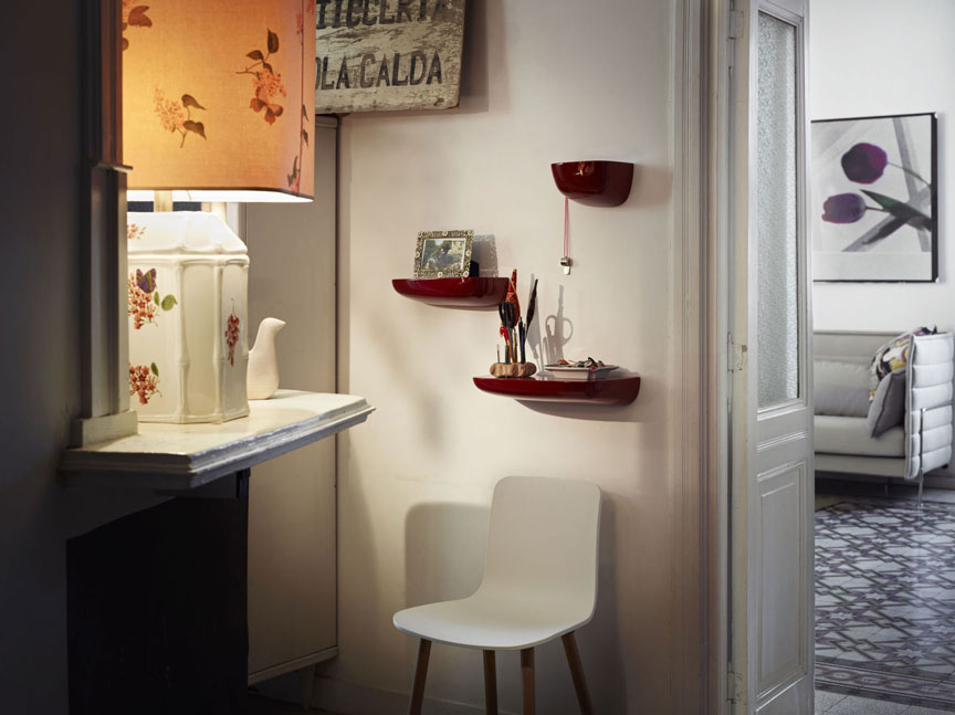 מדף Corniches Japanese Red (Small)