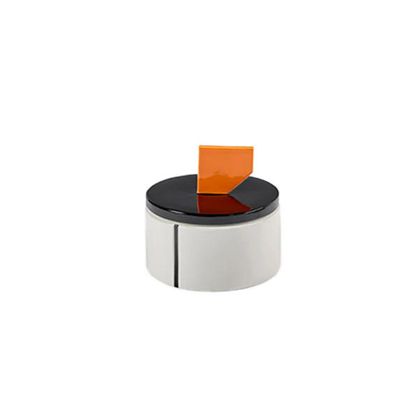 נר ריחני Scented Candle 02 Black/Orange Large