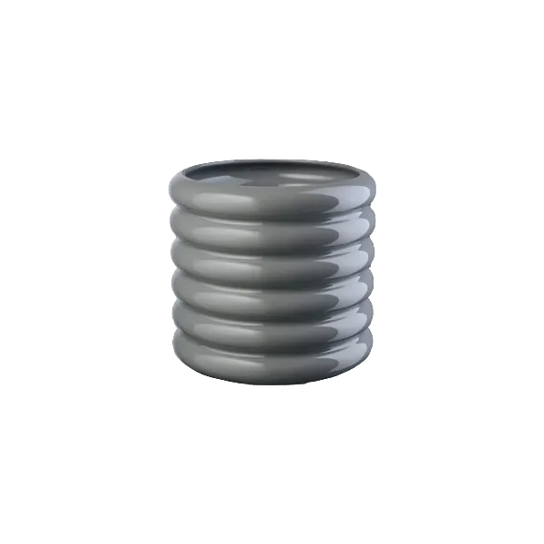 עציץ Loopy Planter Cool Grey (L)