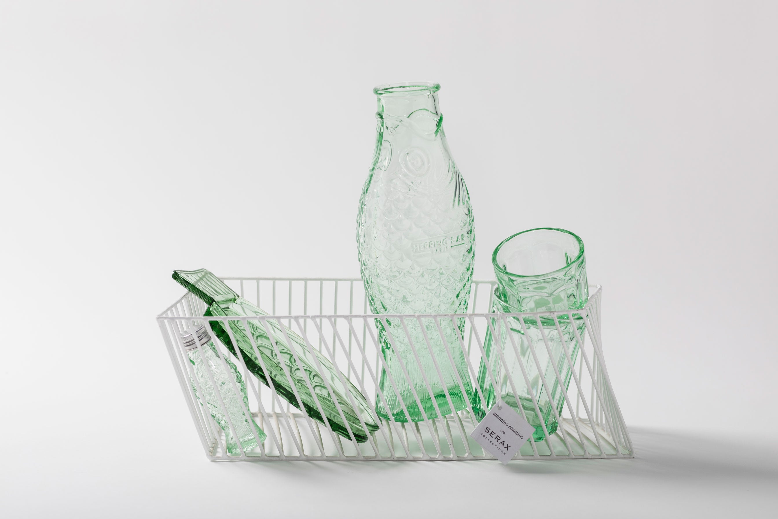 סט קראף + 2 כוסות Fish & Fish Green