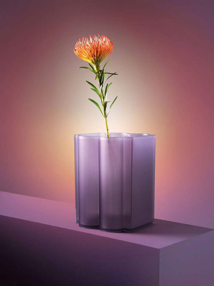 Okra Vase Light Blue Tall אגרטל