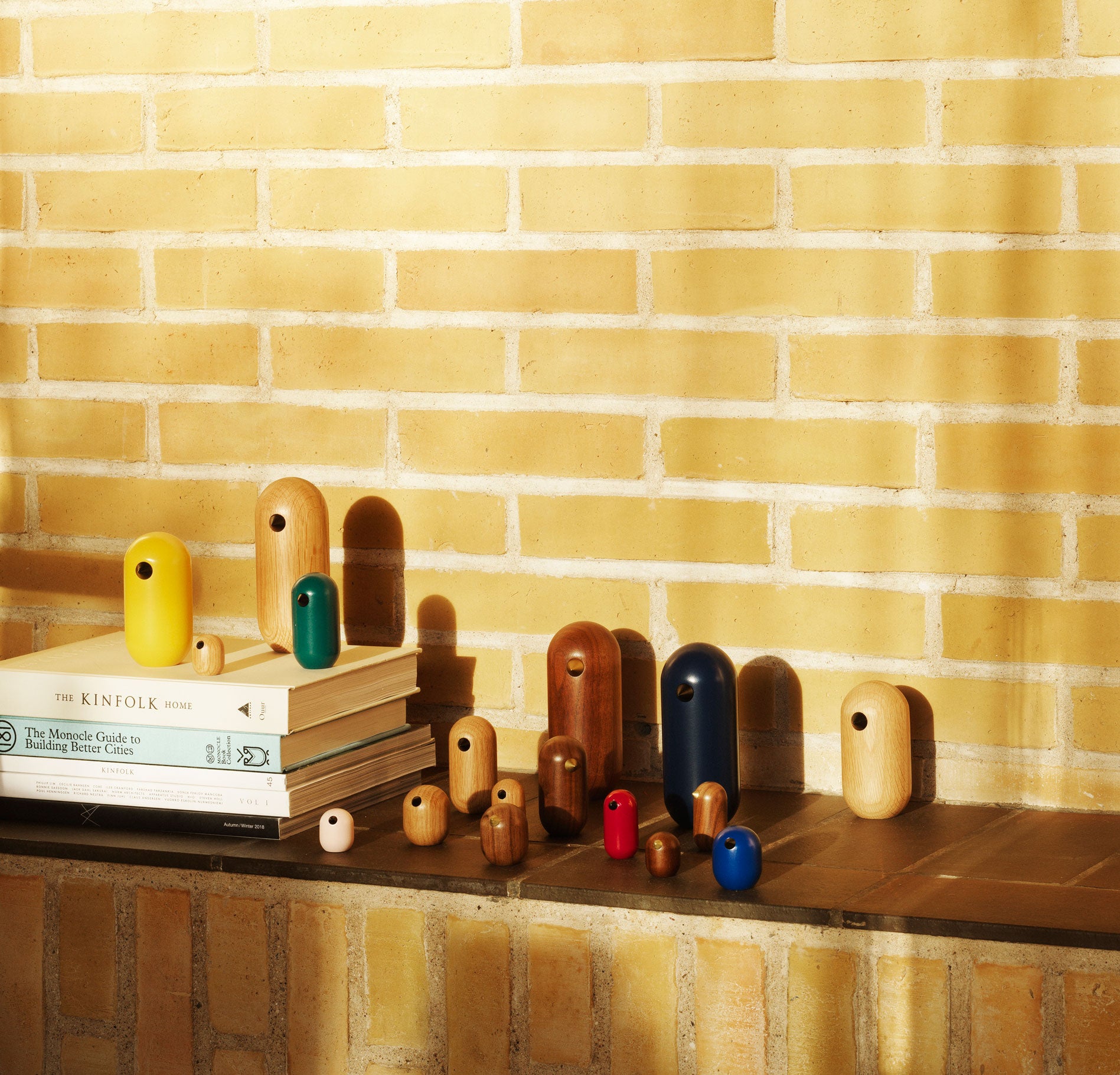 ציפור Little Bird 10 cm Walnut