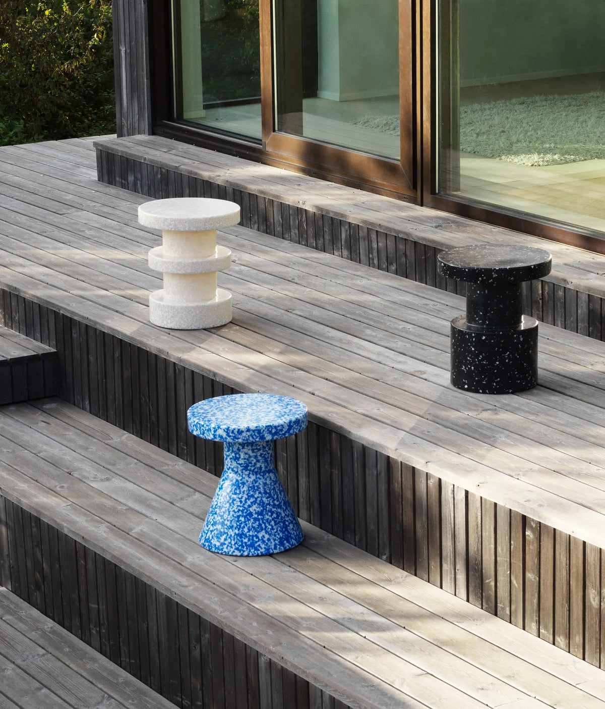 שרפרף Bit Stool Stack White/White