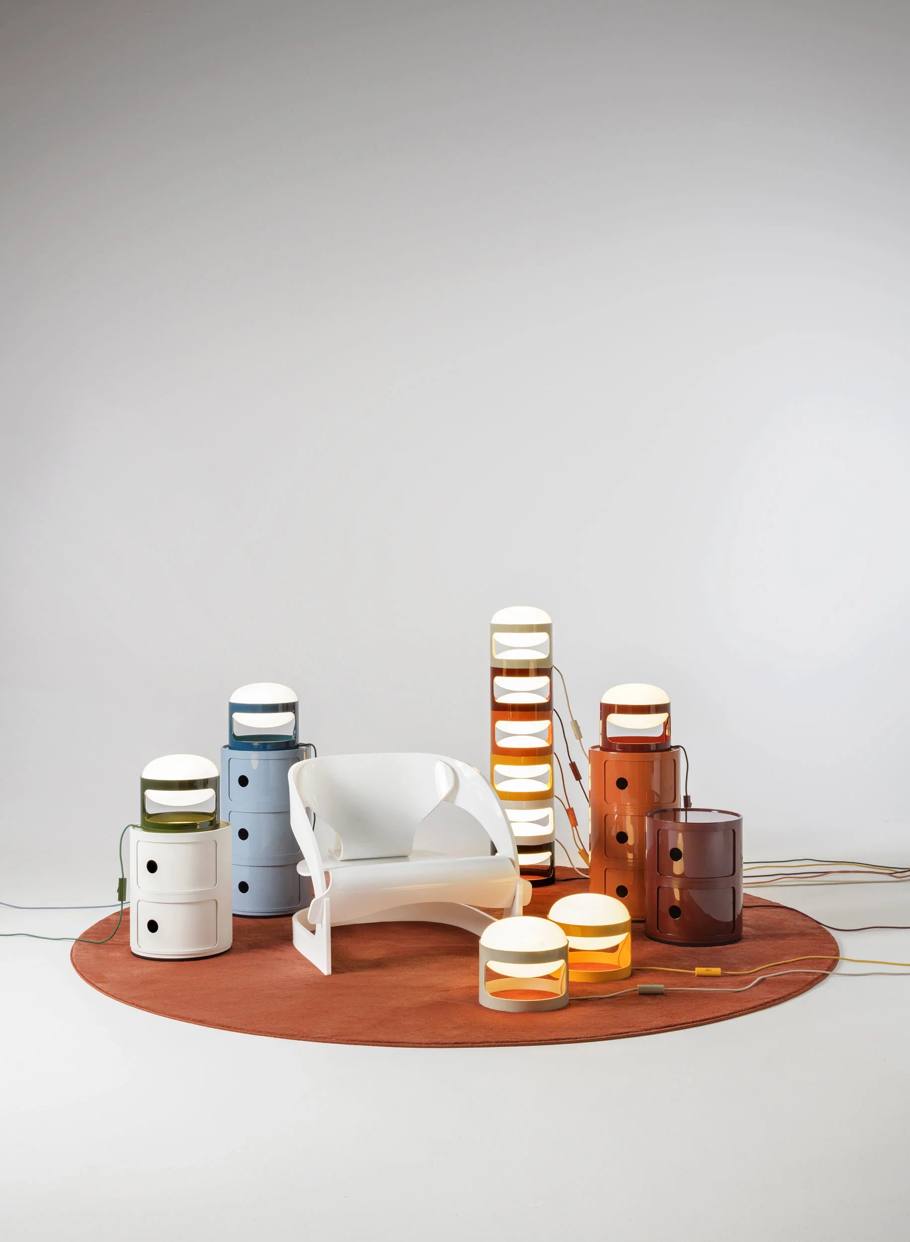 KD28 Lamp Orange מנורת שולחן