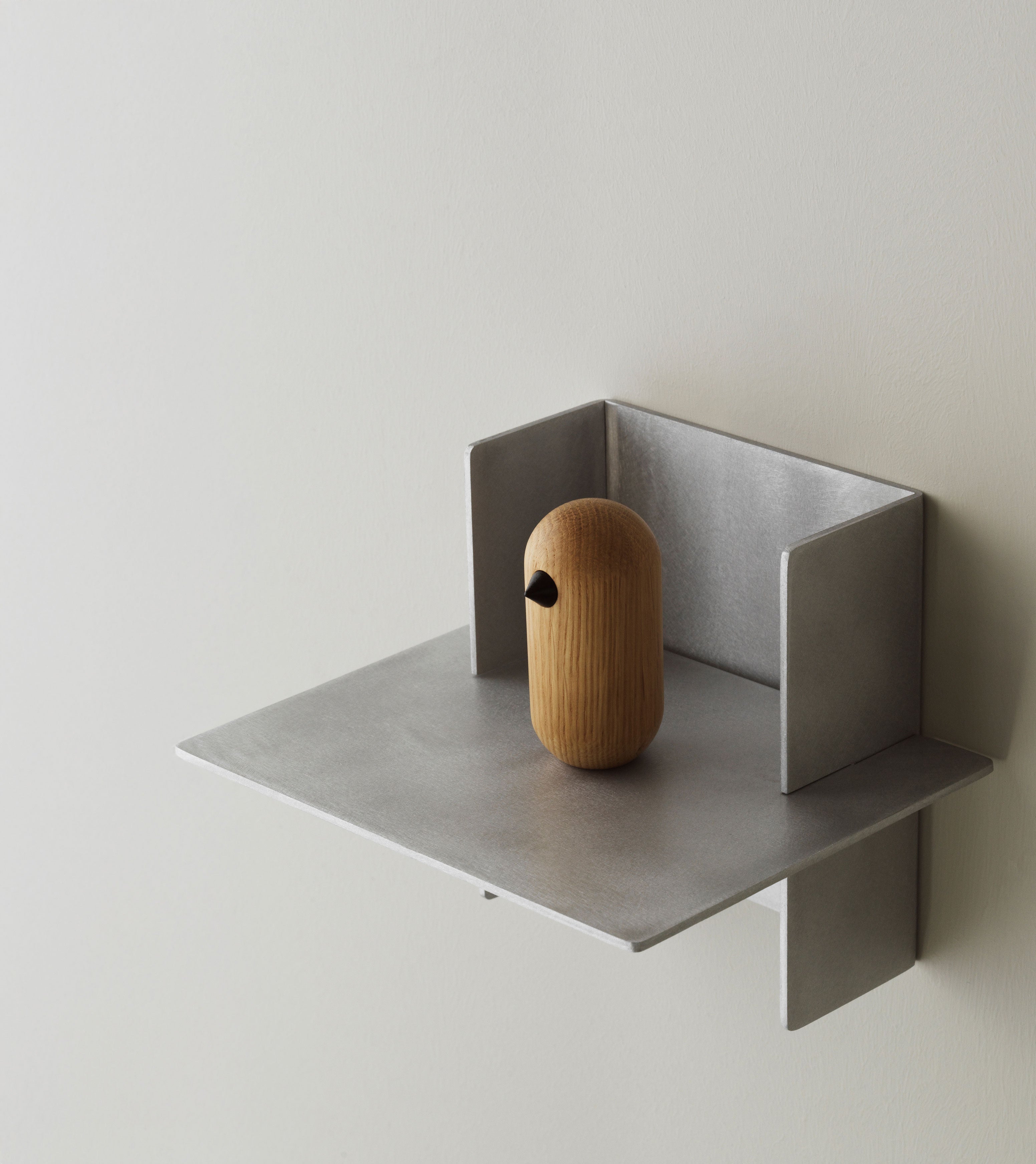 ציפור Little Bird 10 cm Walnut