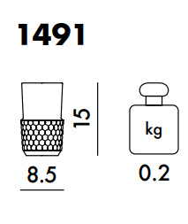 Jellies Family Crystal כוס גבוהה