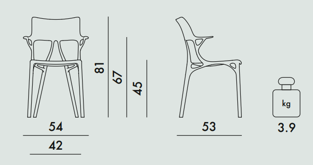 כיסא A.I. Philippe Starck Black