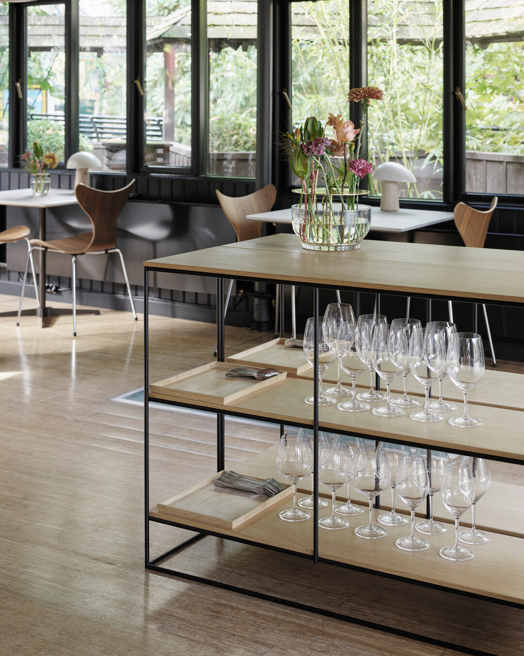 אגרטל Ikebana Vase STEEL גדול