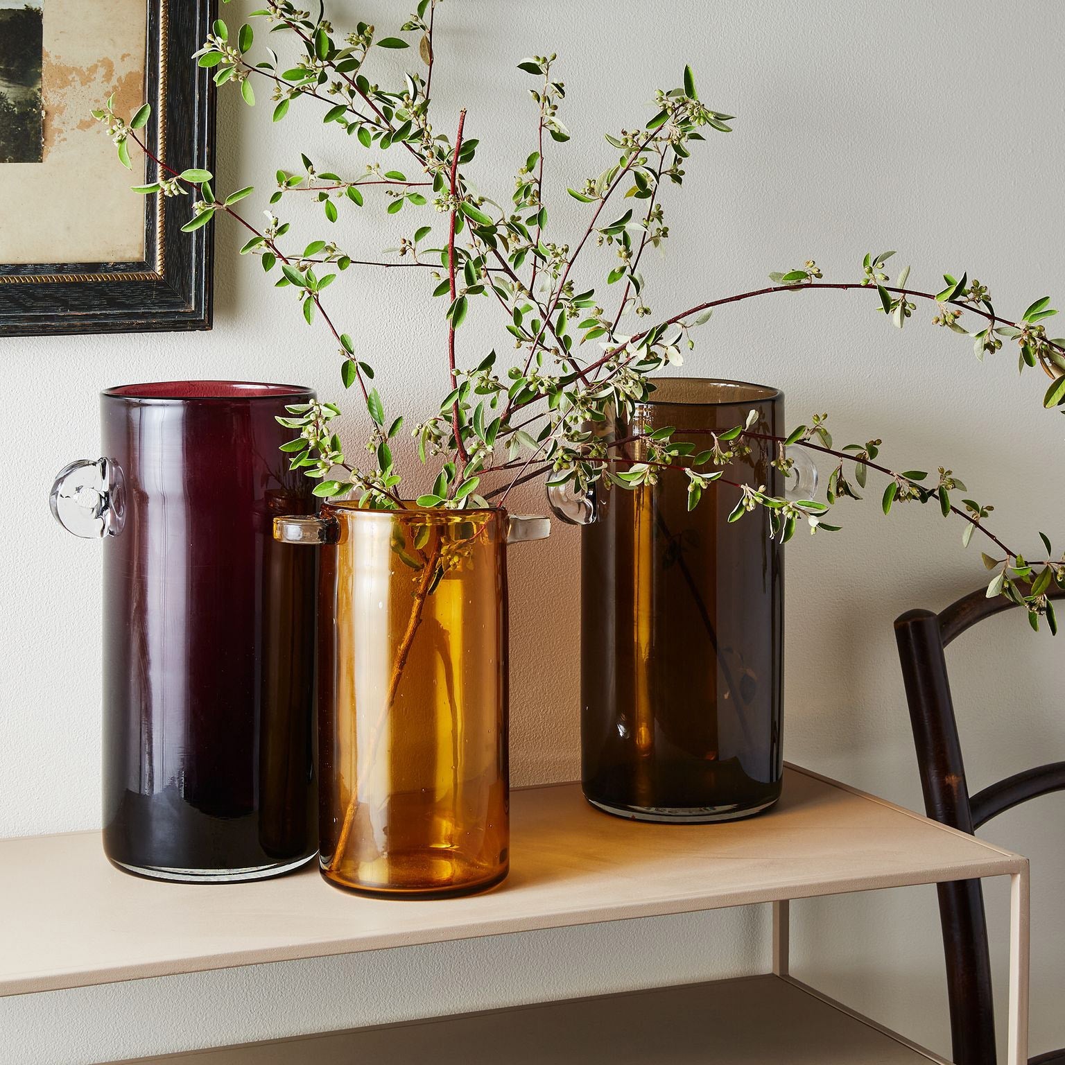 אגרטל Wind & Fire Vase Aubergine