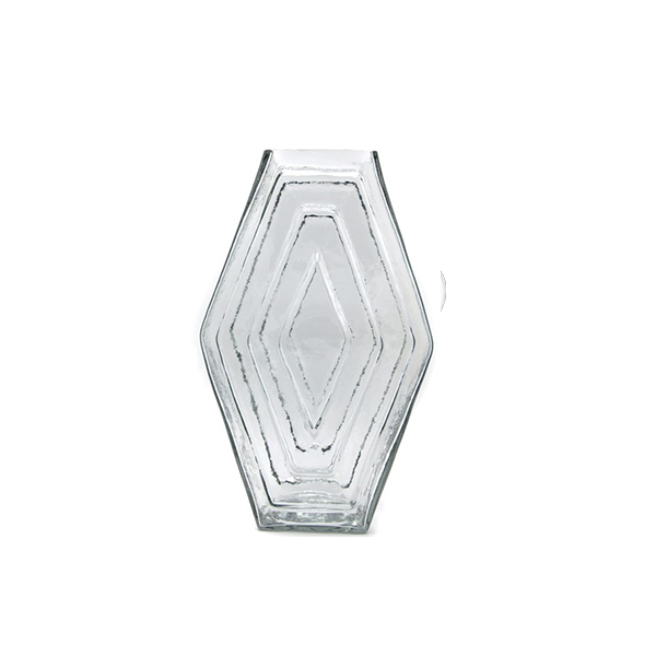 Infinite Hexagon Vase אגרטל זכוכית משושה