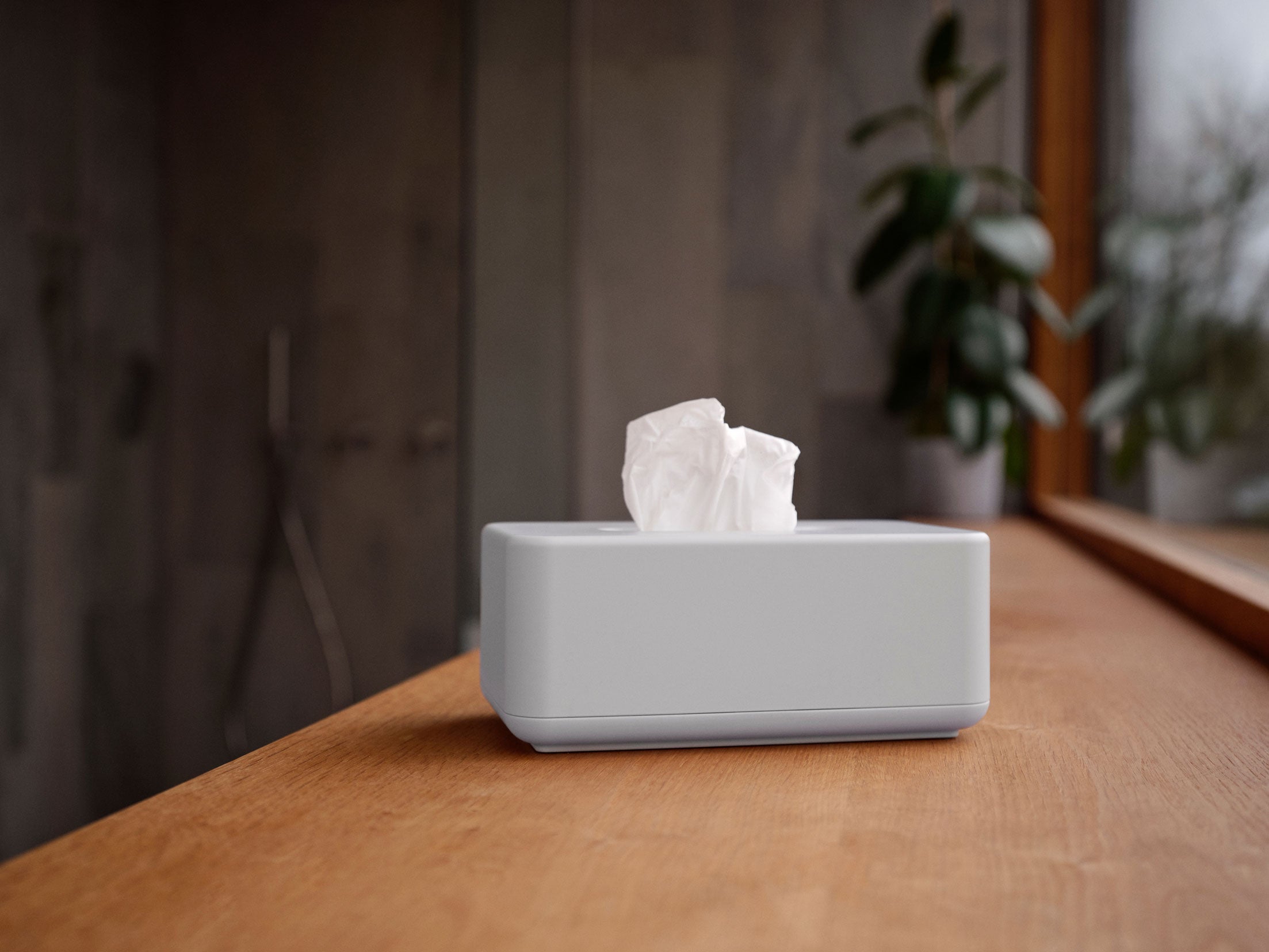 קופסאת טישו מלבנית UME Taupe