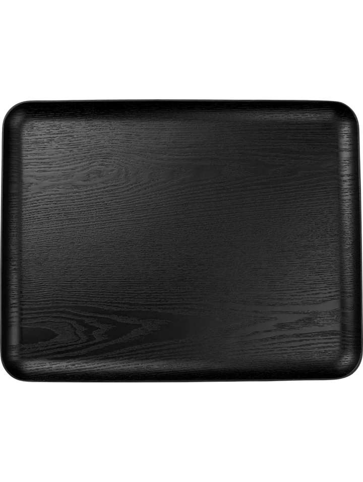 מגש Wood Tray Rectangular Black