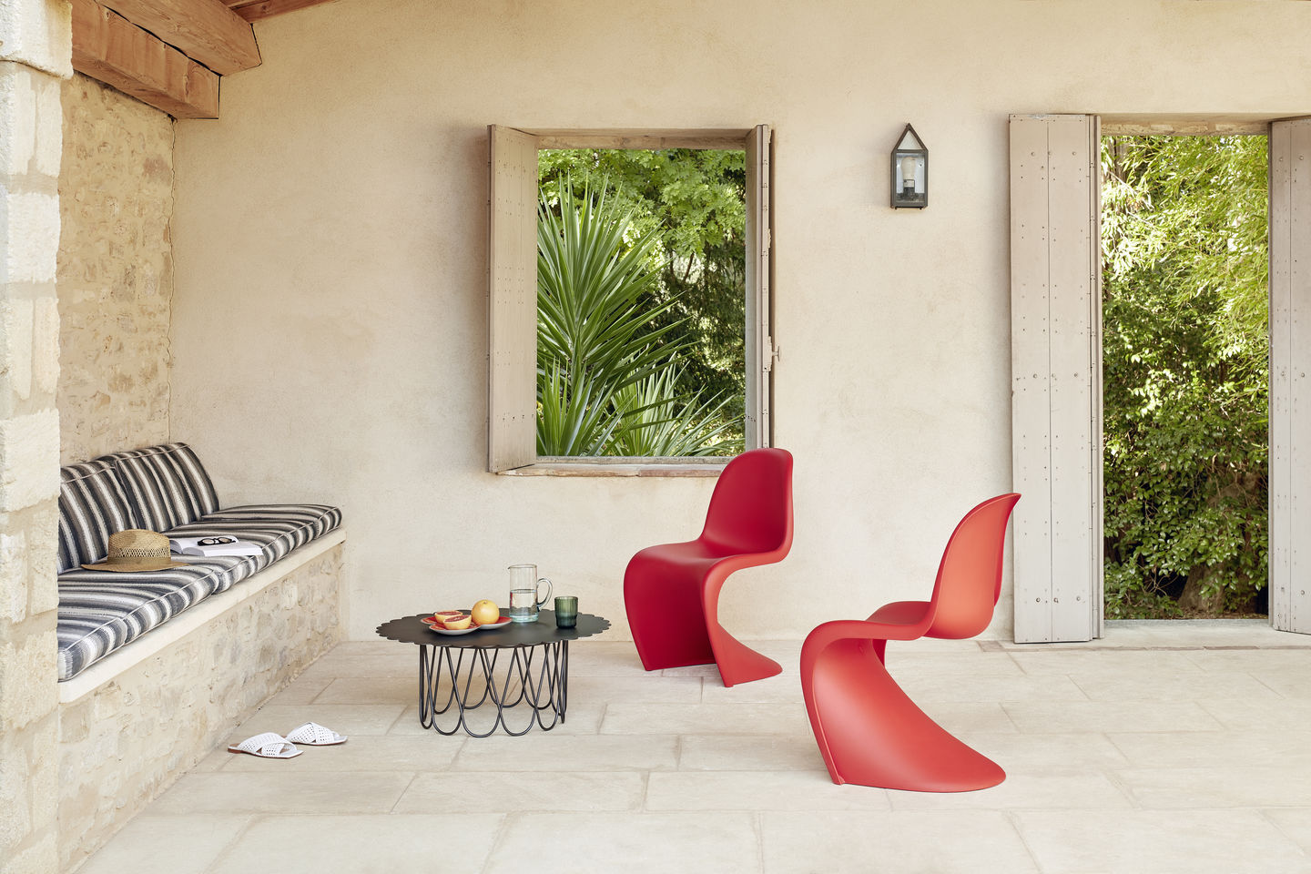 כסא Panton Matt Red