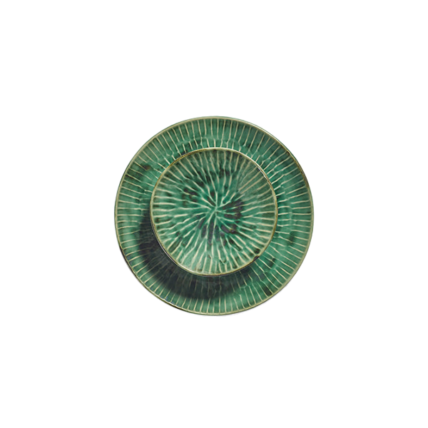 זוג צלחות למנה עיקרית Dinner Plate Verde Green