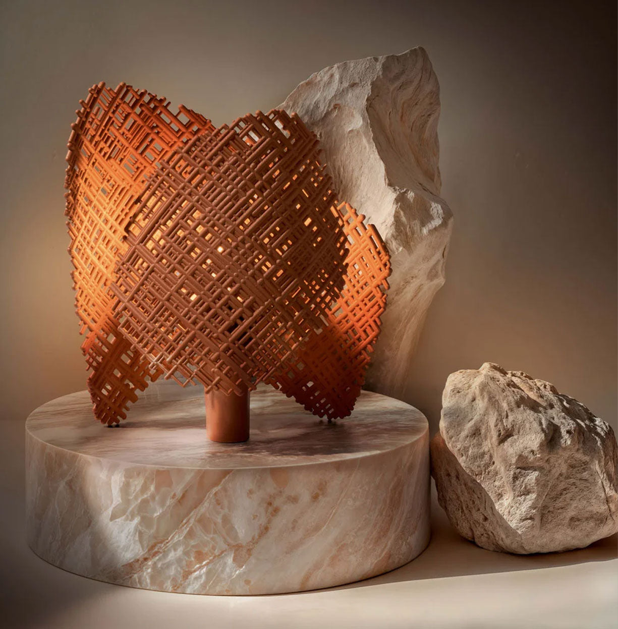 מנורת שולחן Tea Terracotta