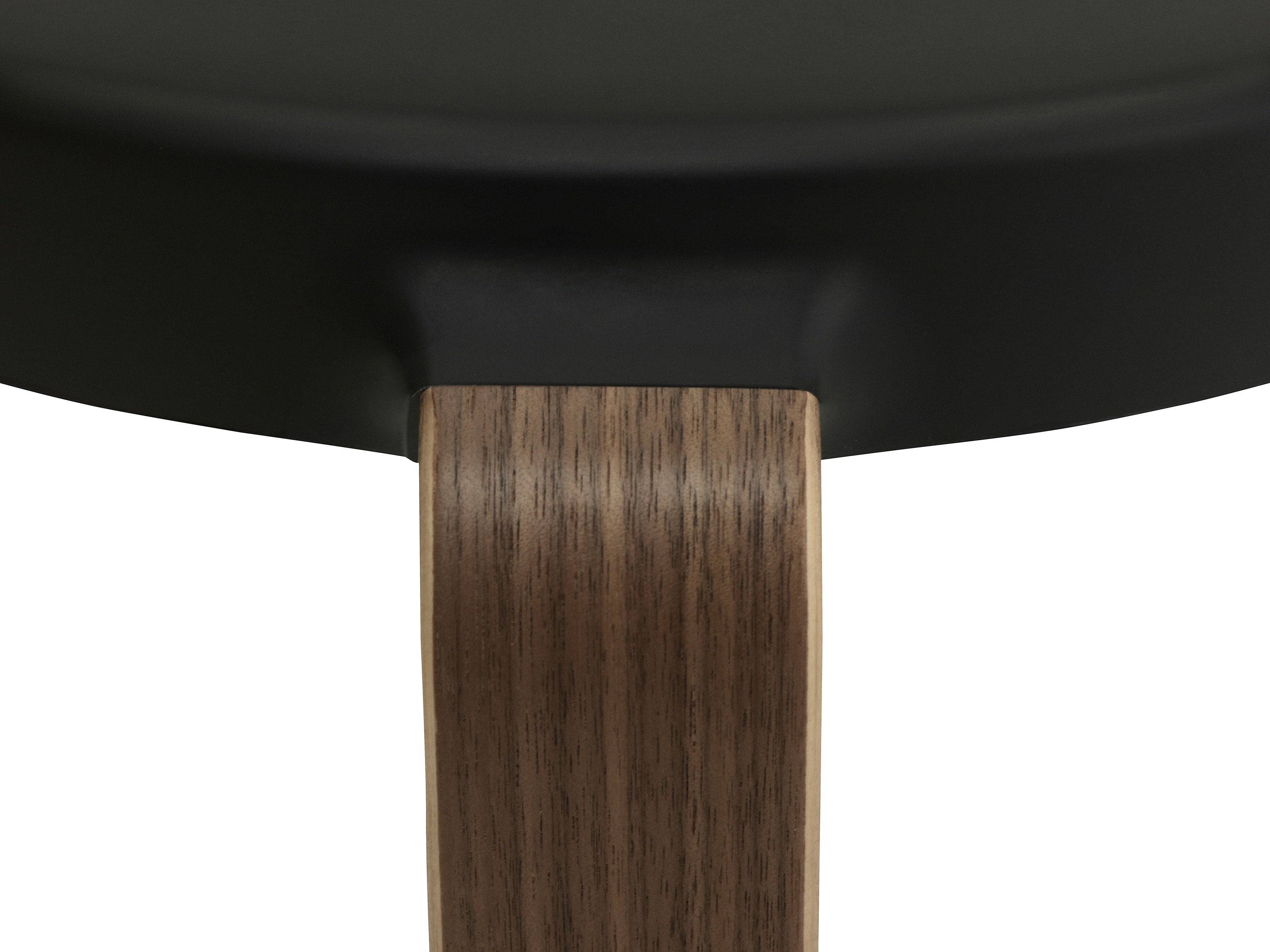 שרפרף Tap Walnut Veneer Base/Black