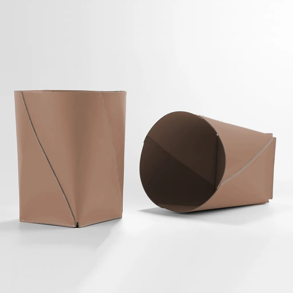 פח לניירות XL Waste Bin Almond