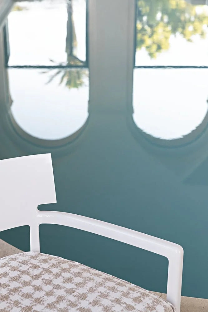 כורסא גימור מבריק Cara Fancy Philippe Starck Black / Black-Beige