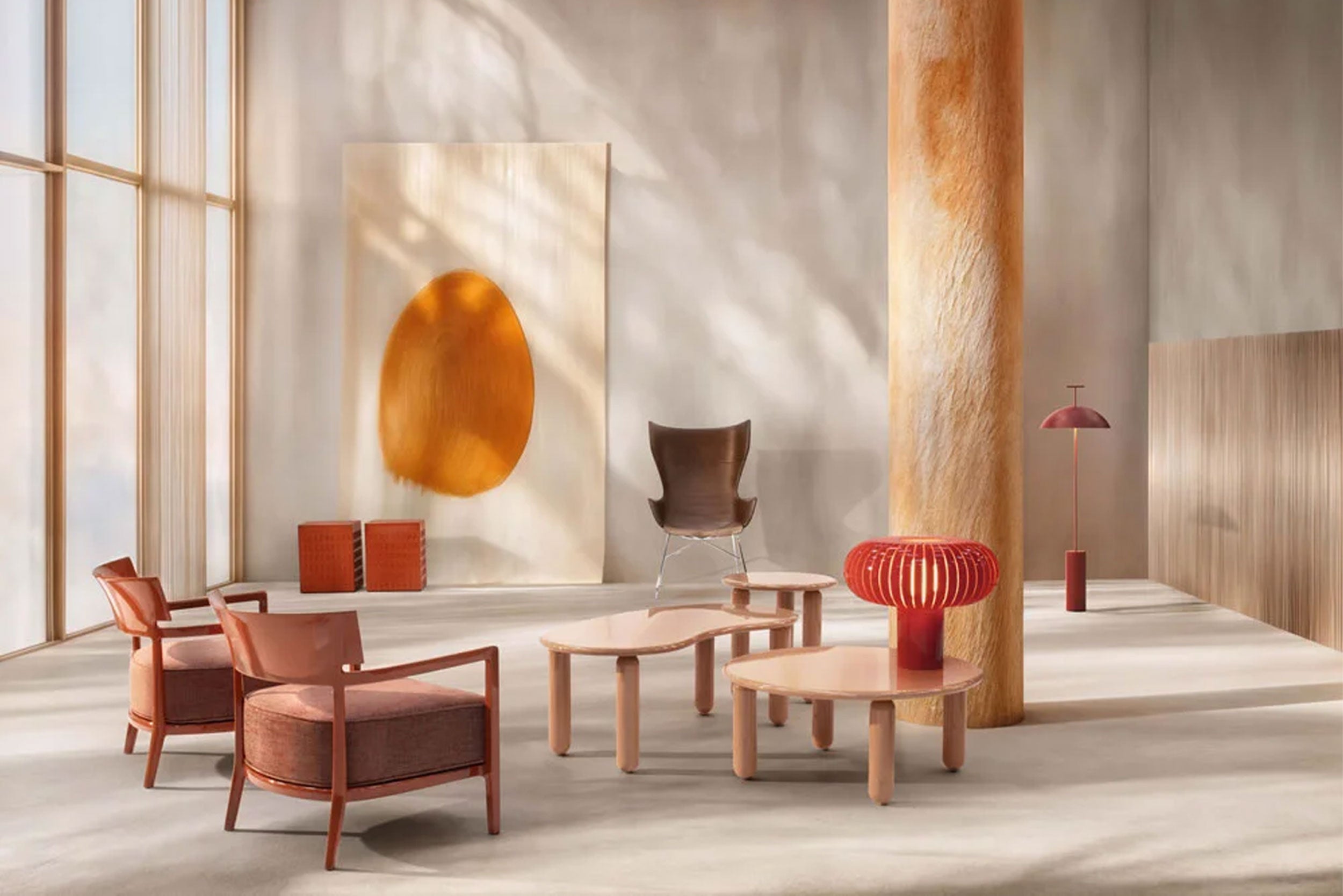 מנורת שולחן Tersa Lamp Black/White