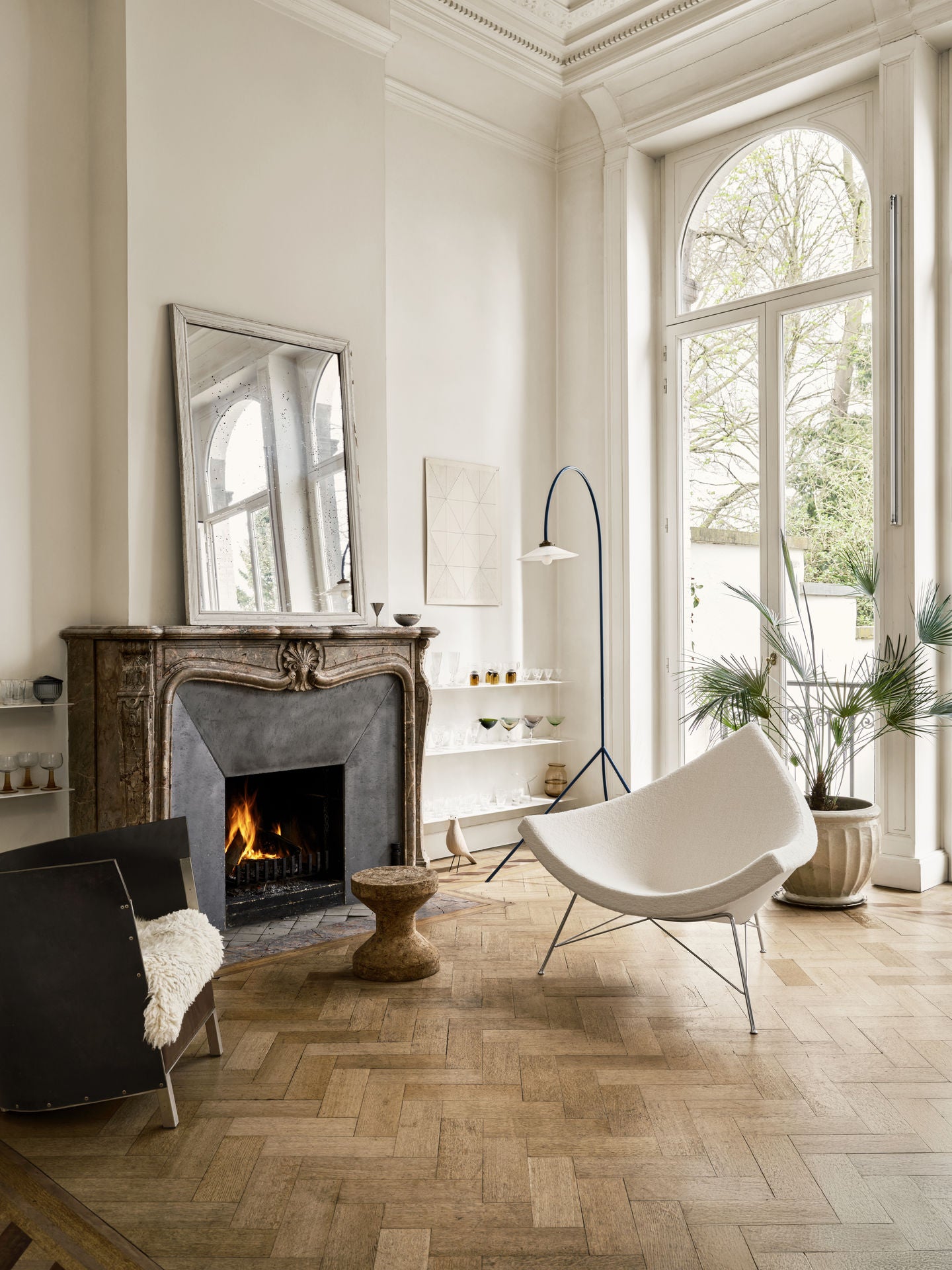 ציפור Eames House Bird Ash Cotton White