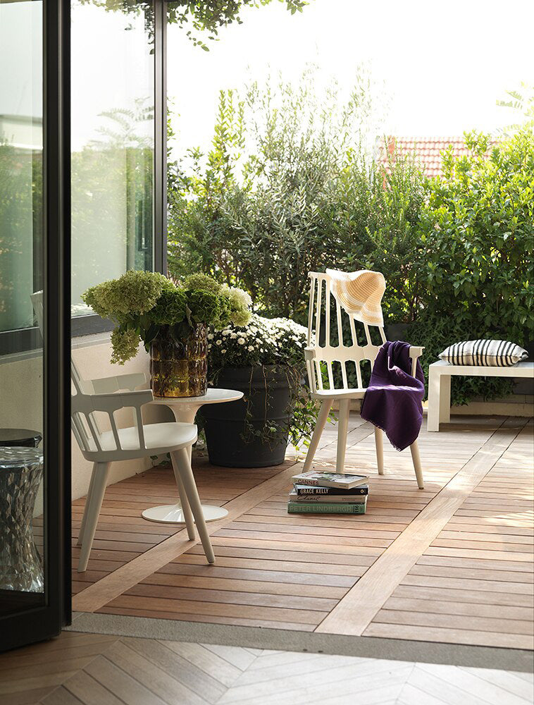 TipTop Mono glossy white שולחן צד