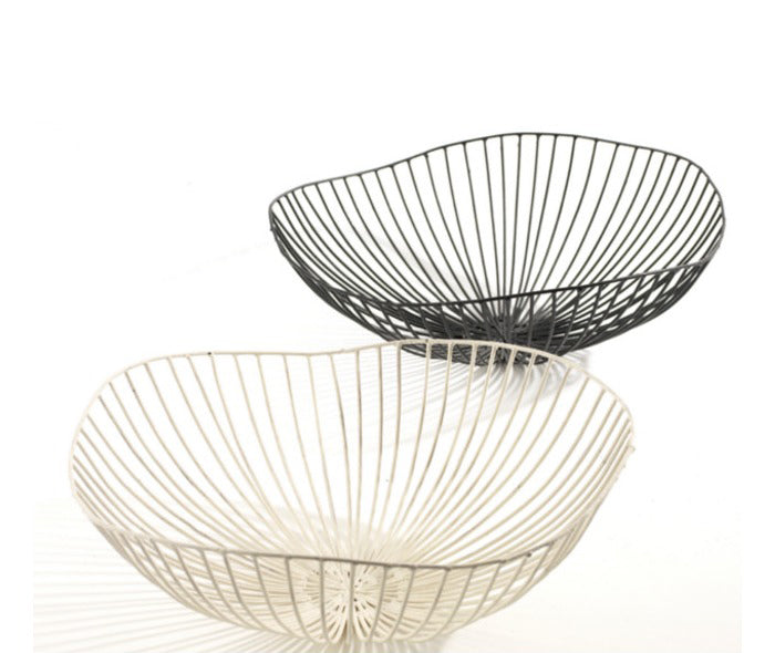 סלסלת ברזל Iron Basket White