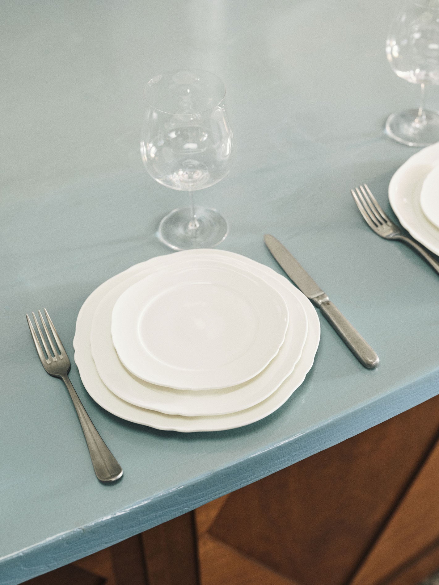 סט 4 צלחות Ø20.6cm Plate Silhouette White