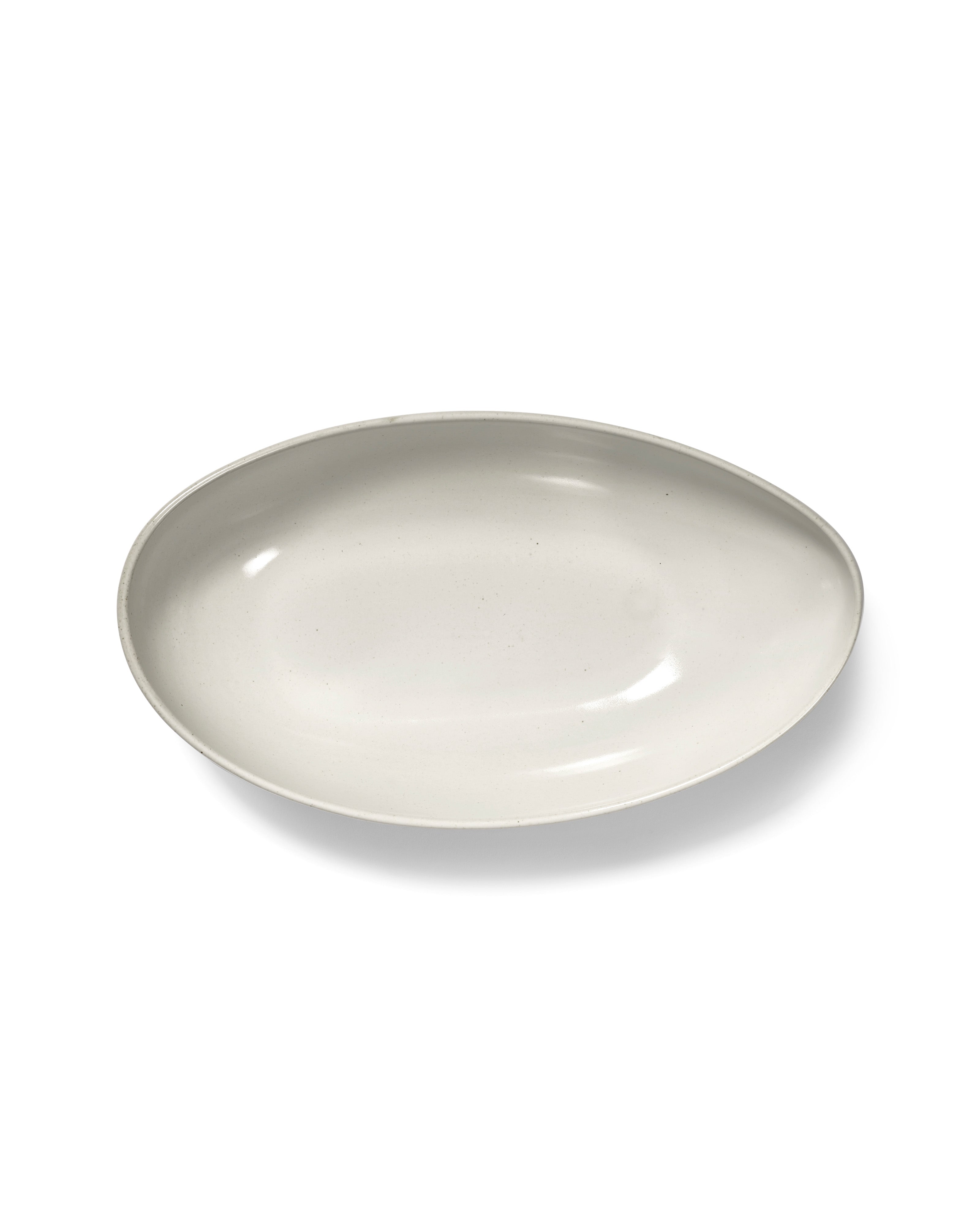 קערה אובלית Oval Serving Bowl Off-White