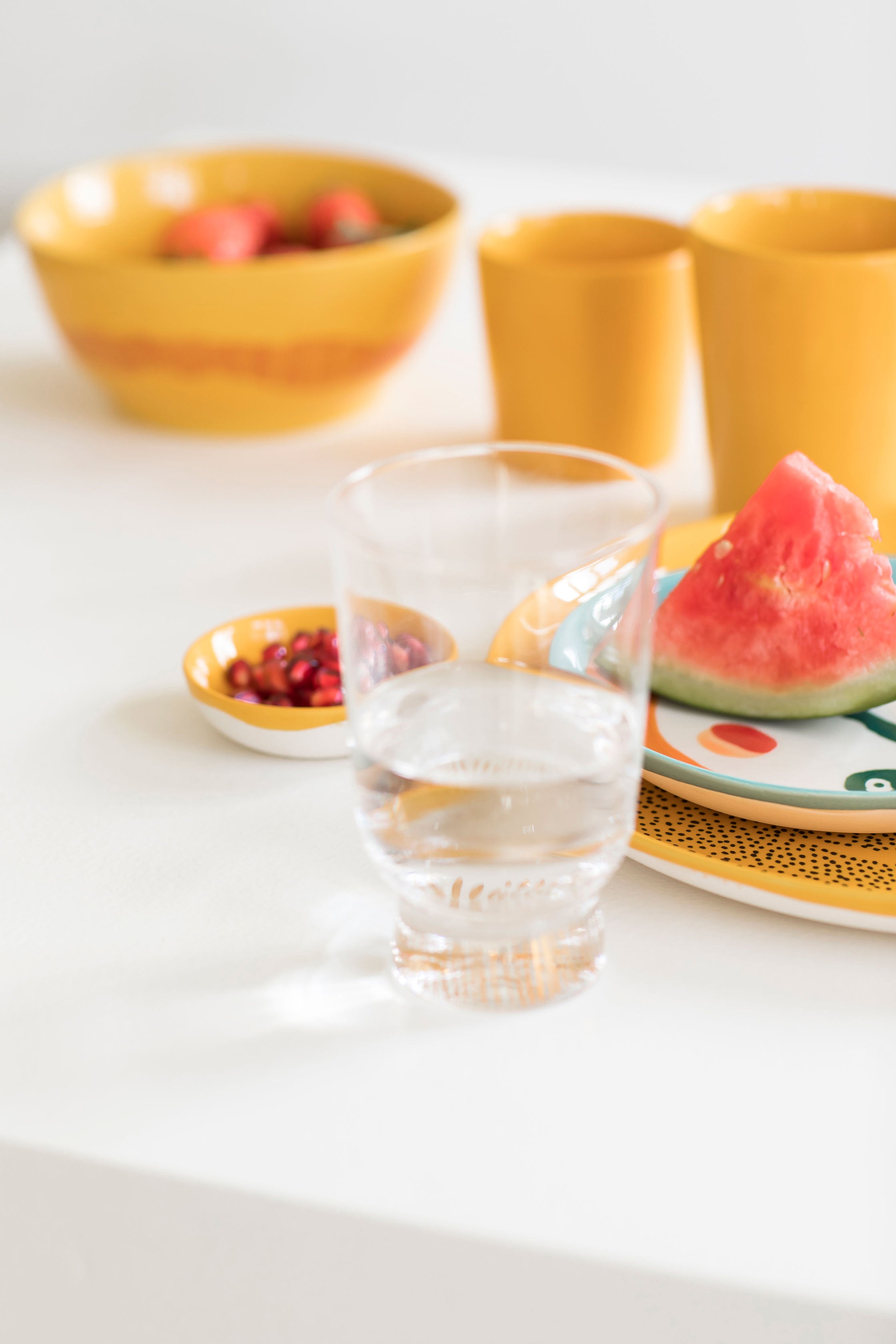 סט 4 כוסות זכוכית פס זהב Gold Feast Ottolenghi