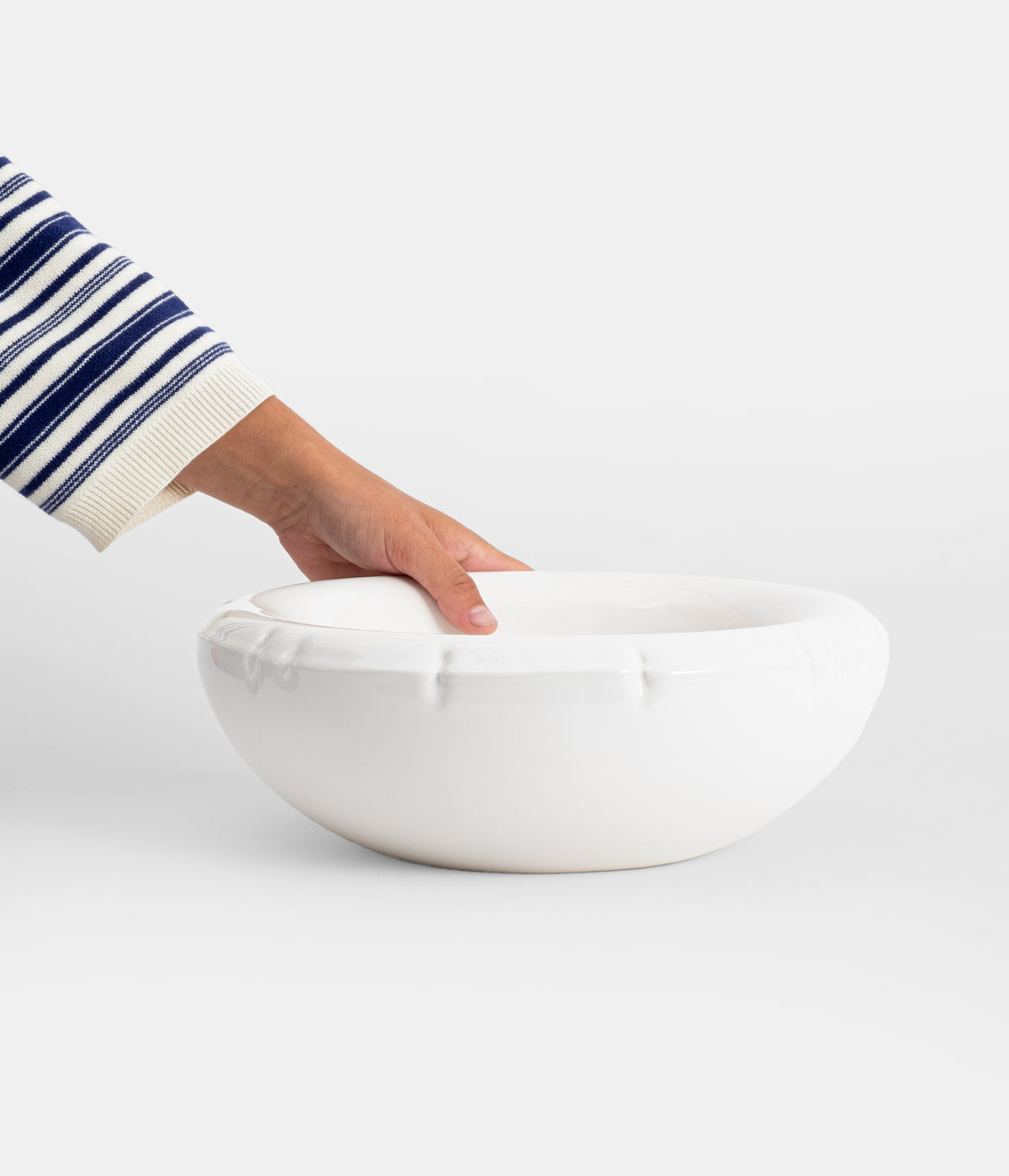 קערת הגשה Mick Bowl Gloss White