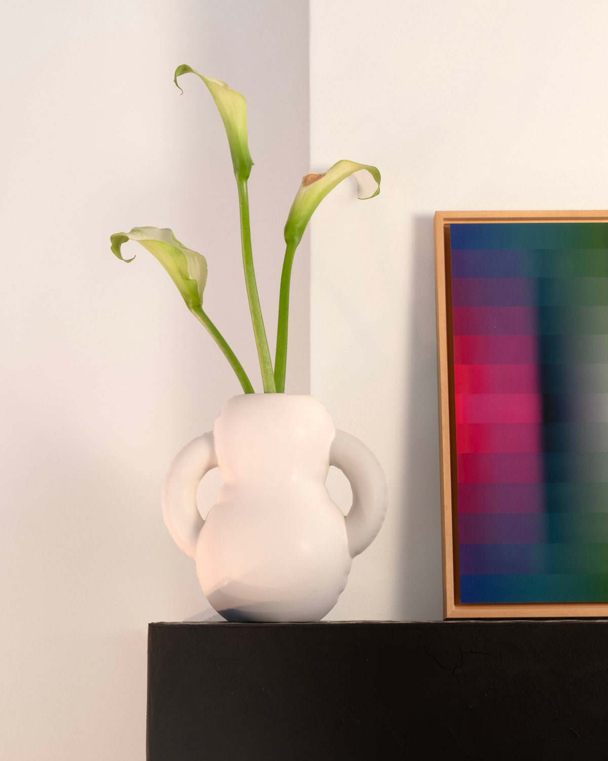 אגרטל Vase Oscar Matte White