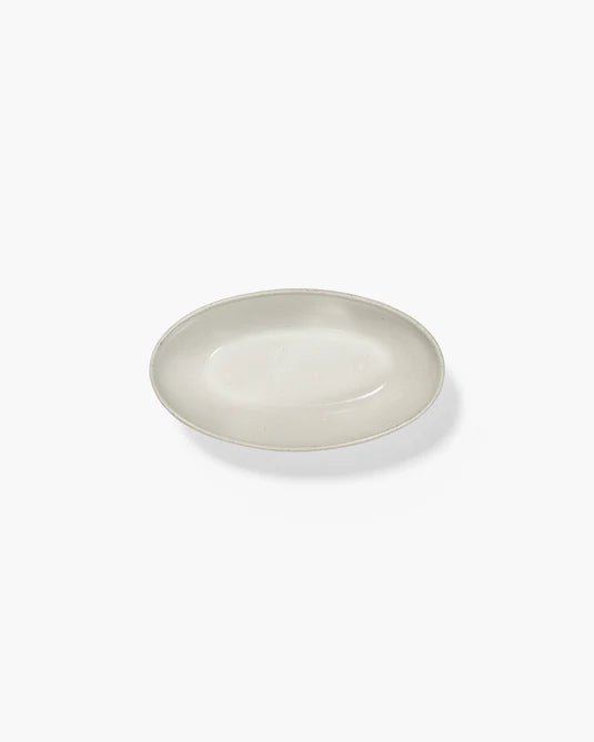 קערה אובלית Oval Serving Bowl Off-White (Small)