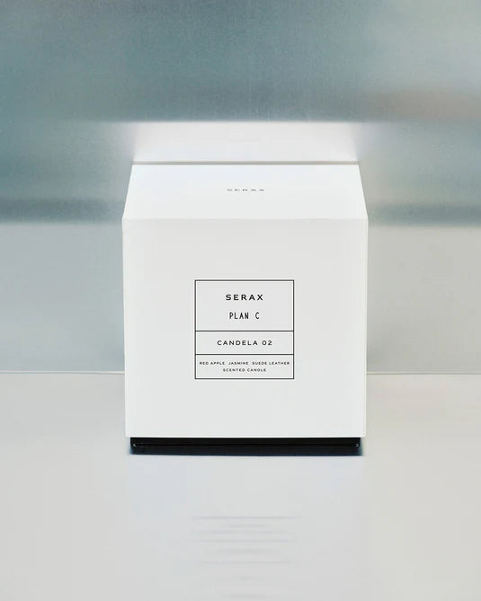 נר ריחני Scented Candle 02 Black/Orange Medium