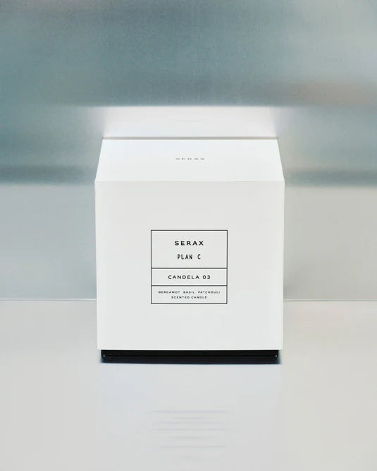 נר ריחני Scented Candle 02 Black/Orange Large