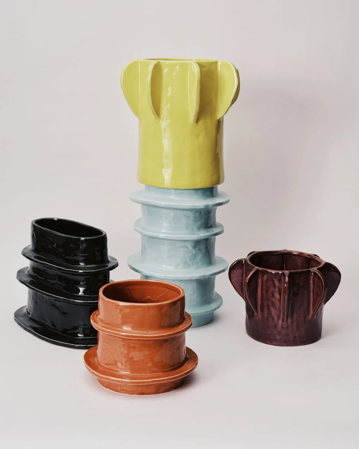 אגרטל Flower Pot Molly 04 Orange (Small)