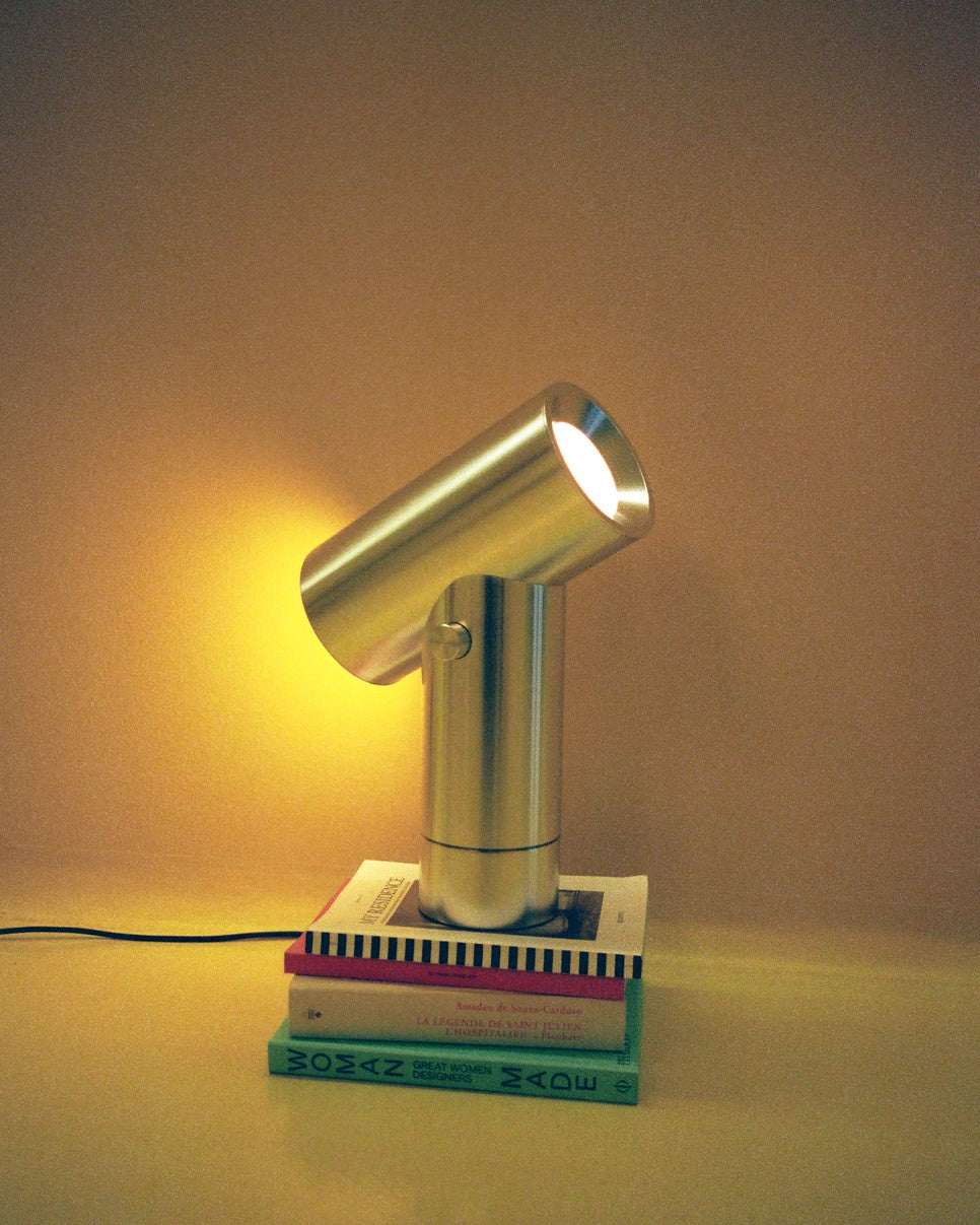 מנורה Beam Table Lamp Polished Aluminum