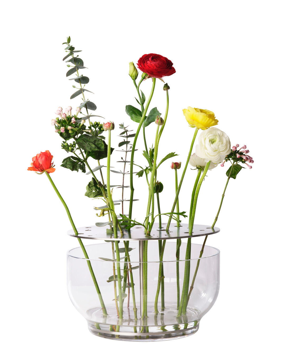 אגרטל Ikebana Vase STEEL גדול