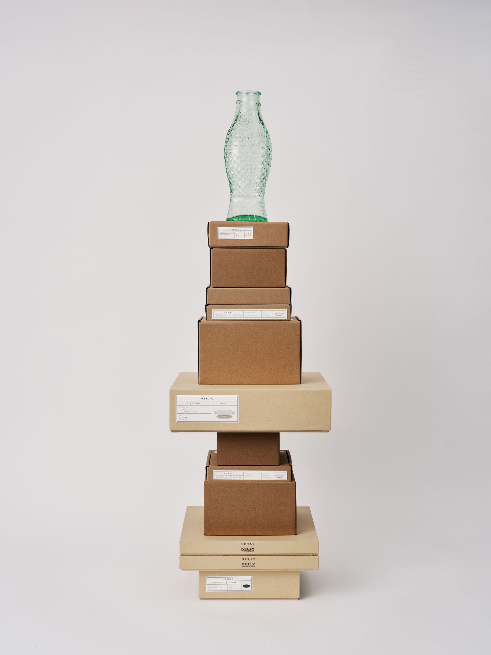 סט קראף + 2 כוסות Fish & Fish Green