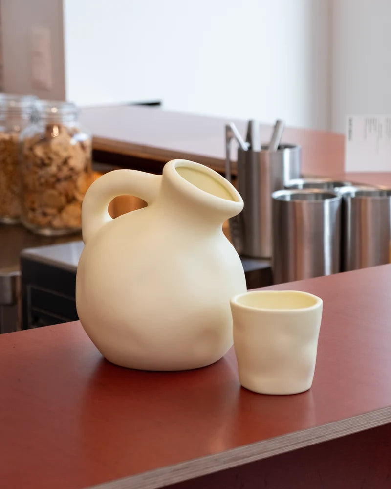 קנקן Jug Pearl Pale Yellow