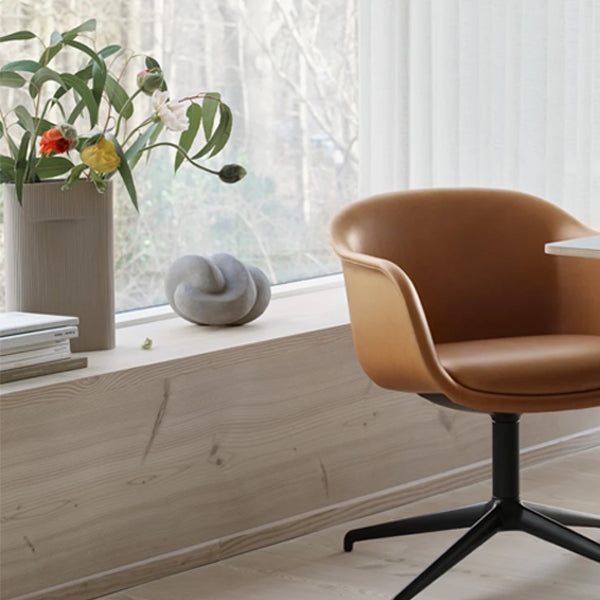 אגרטל Ridge Vase Beige