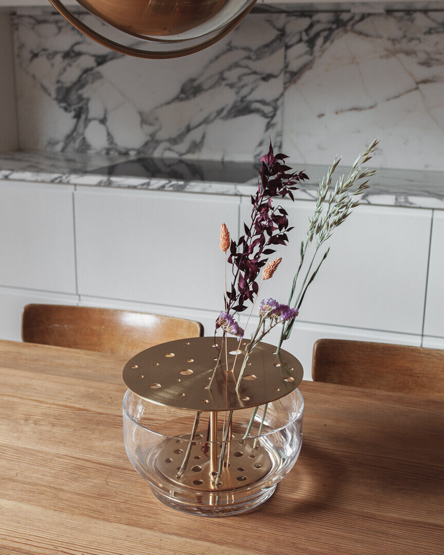 אגרטל Ikebana Vase STEEL גדול