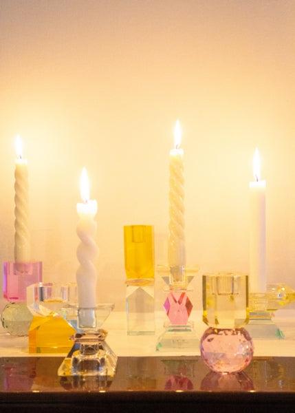 פמוט קריסטל Crystal holder Small