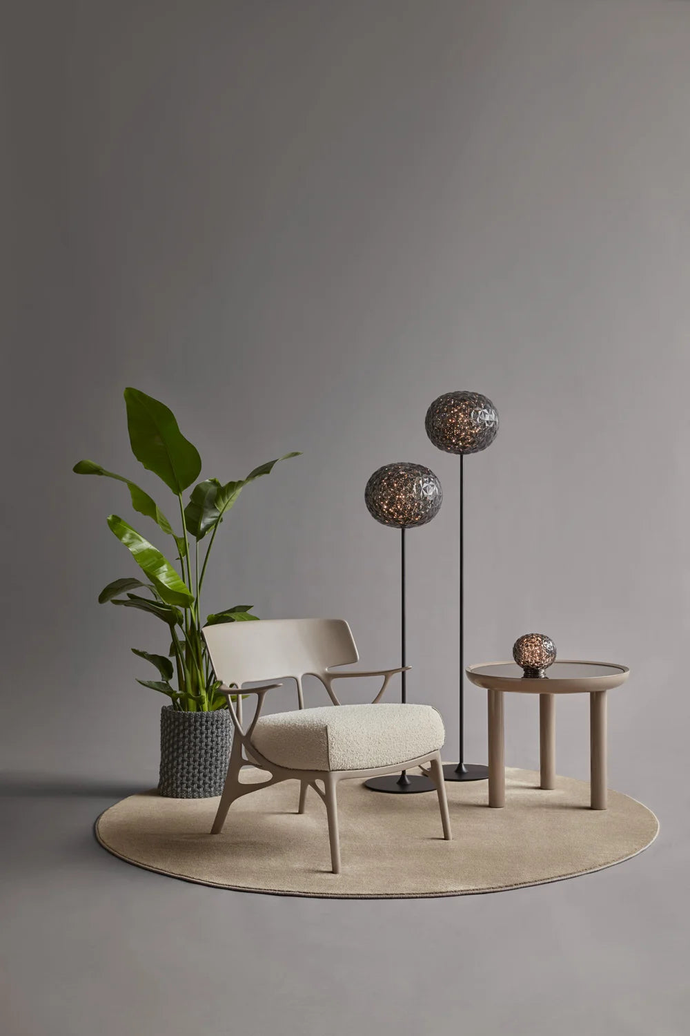 כורסא A.I. Lounge Panamino Basic Philippe Starck Grey